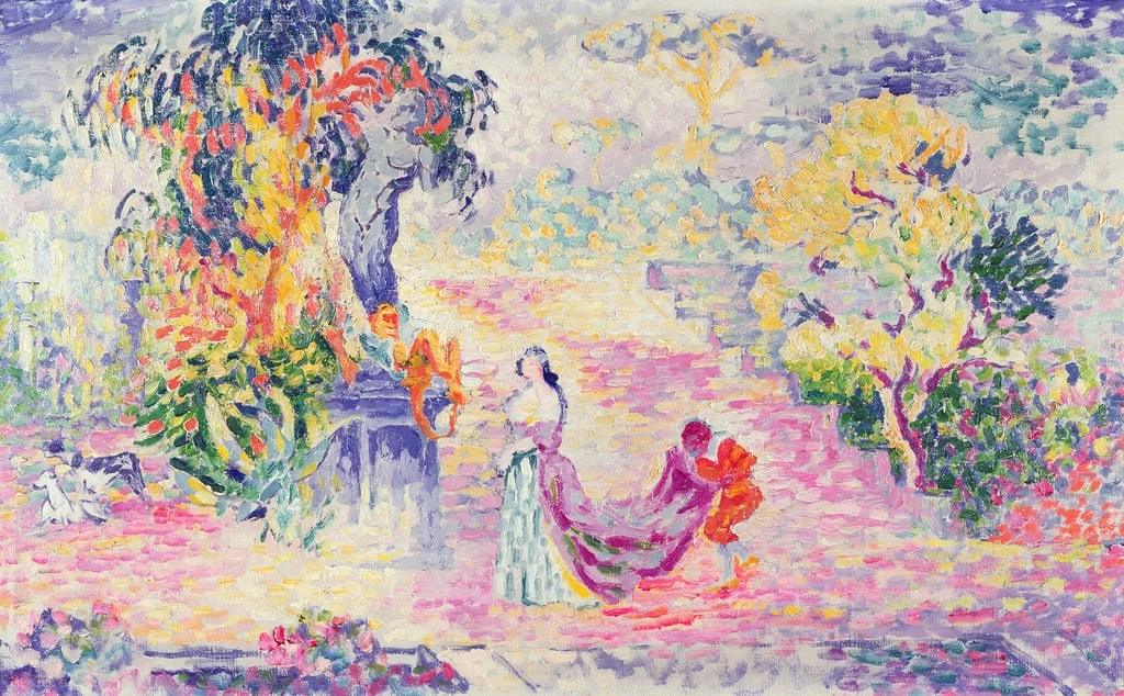 Donna nel parco, 1909